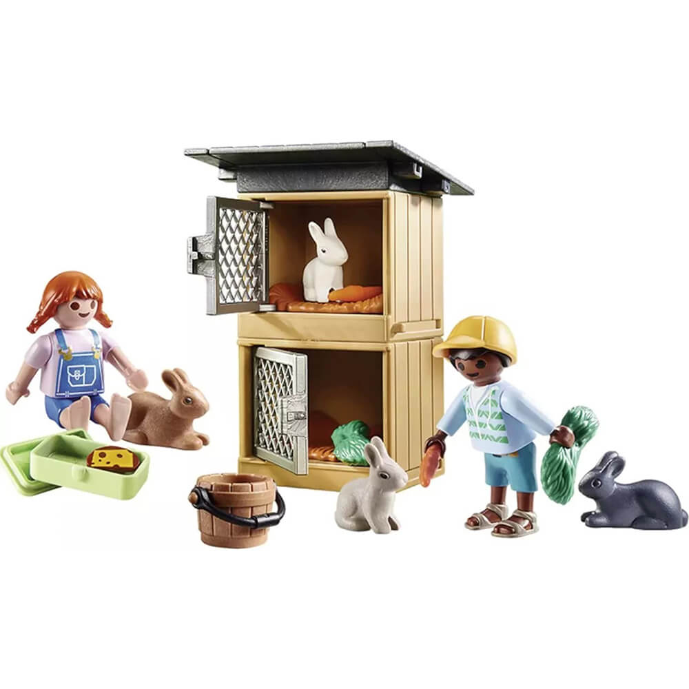 PLAYMOBIL Country Rabbit Pen Gift Set (70675)