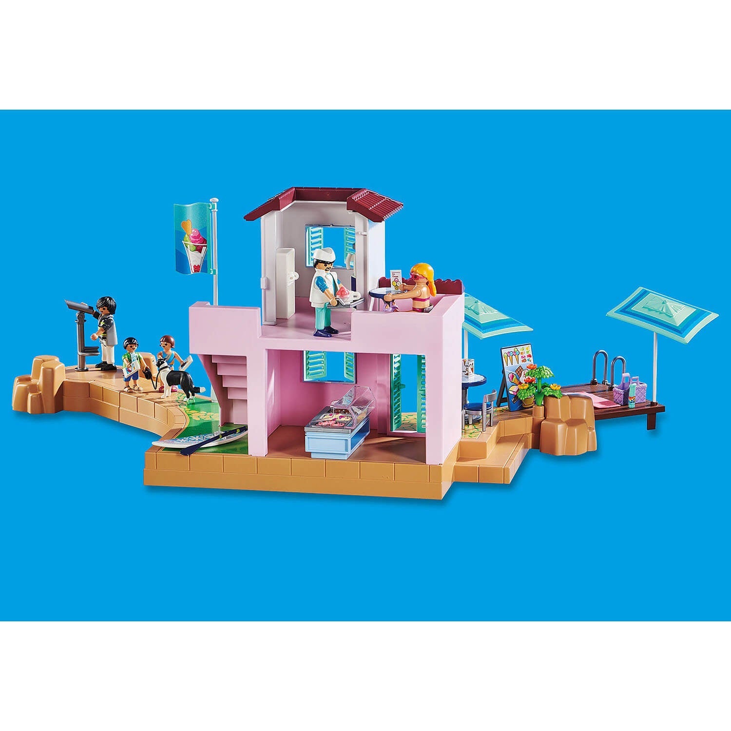 PLAYMOBIL Limited Edition Waterfront Ice Cream Shop (70279)