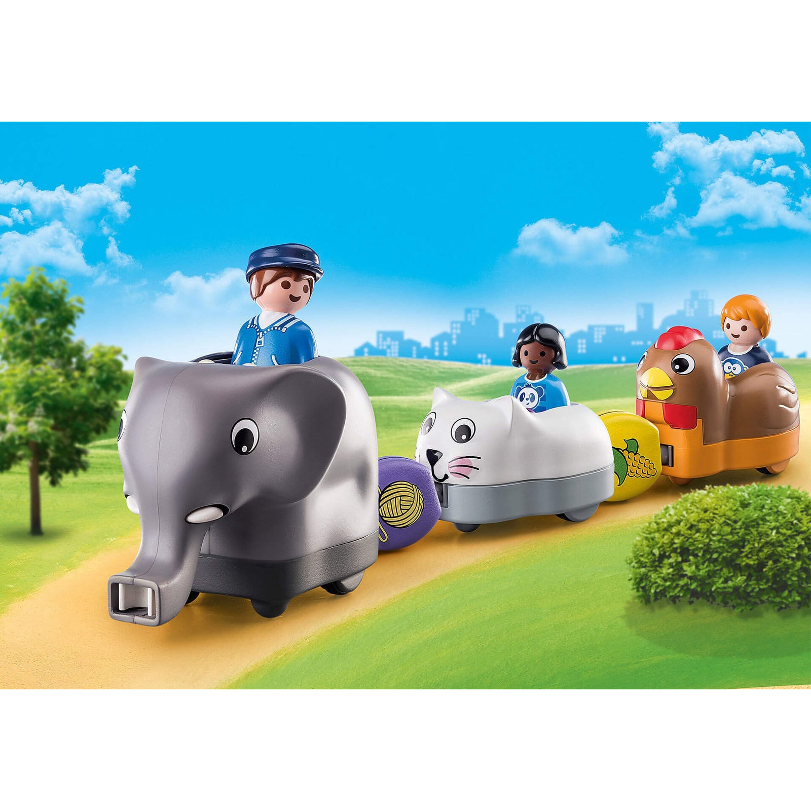 PLAYMOBIL PLAYMOBIL 1.2.3 Animal Train (70405)