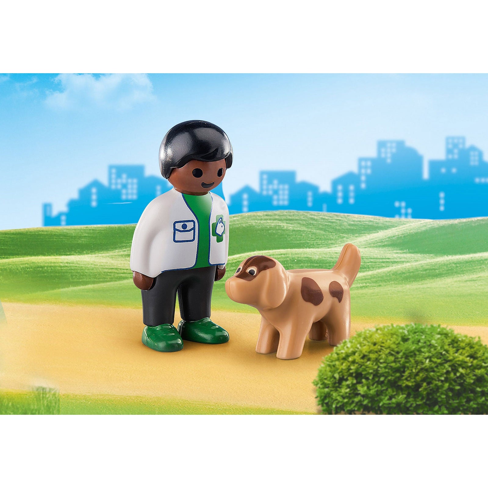 PLAYMOBIL PLAYMOBIL 1.2.3 Vet with Dog (70407)