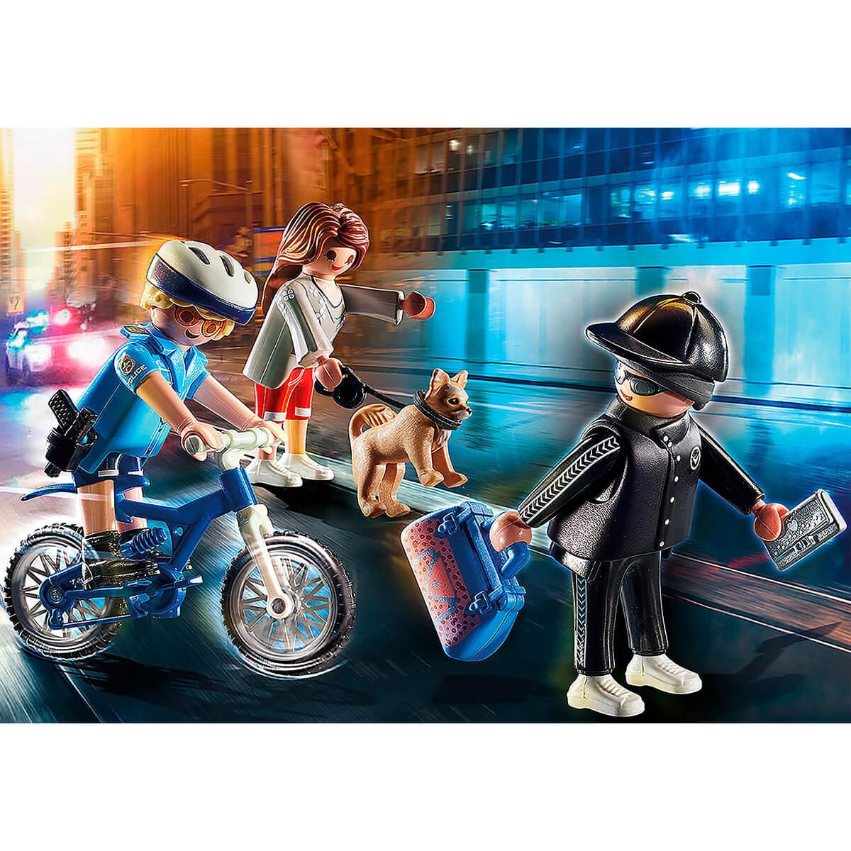 PLAYMOBIL Police Bicycle with Thief (70573)