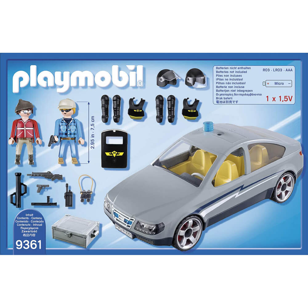 PLAYMOBIL Tactical Unit Police Tactical Unit Undercover Car (9361)