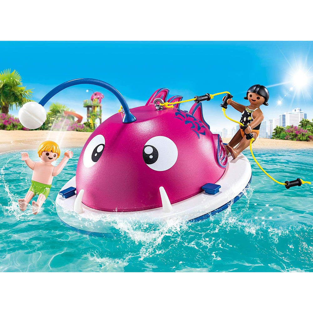 Playmobil Water Park Swimming Island Playset (70613)