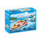 PLAYMOBIL Camping Speedboat with Tube Riders (70091)