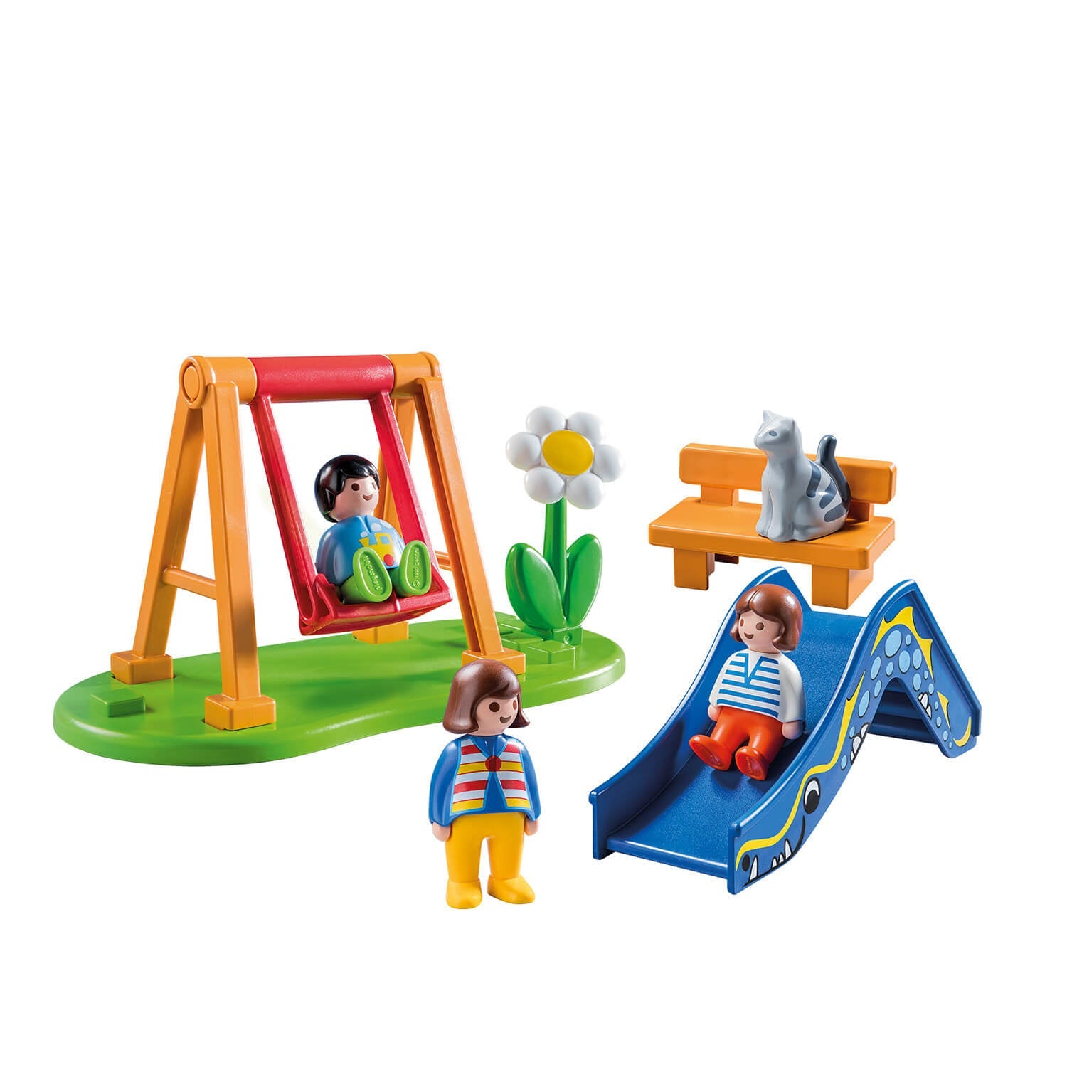 PLAYMOBIL 1.2.3 Children s Playground 70130