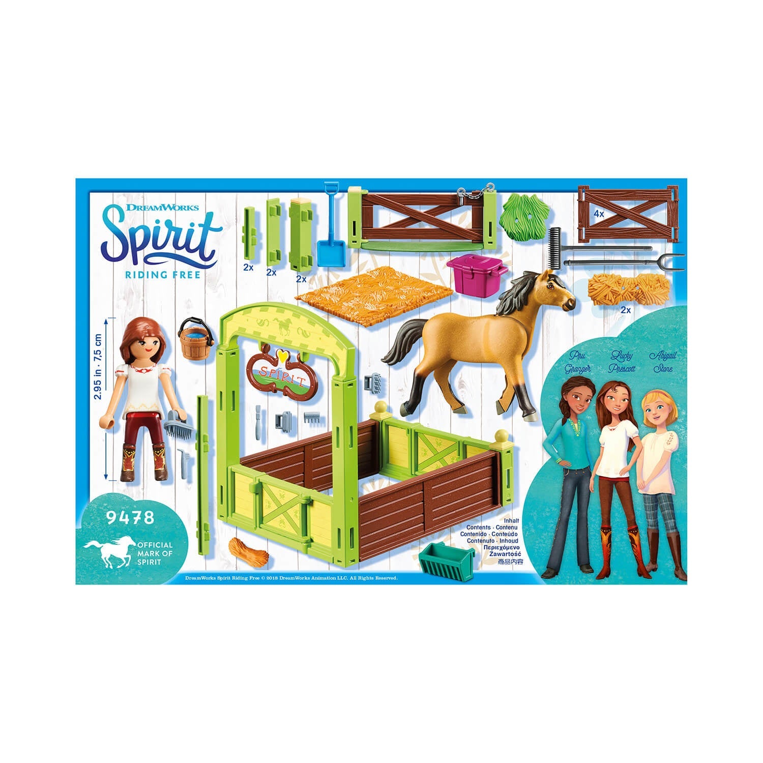 PLAYMOBIL Spirit Riding Free Lucky & Spirit with Horse Stall (9478)