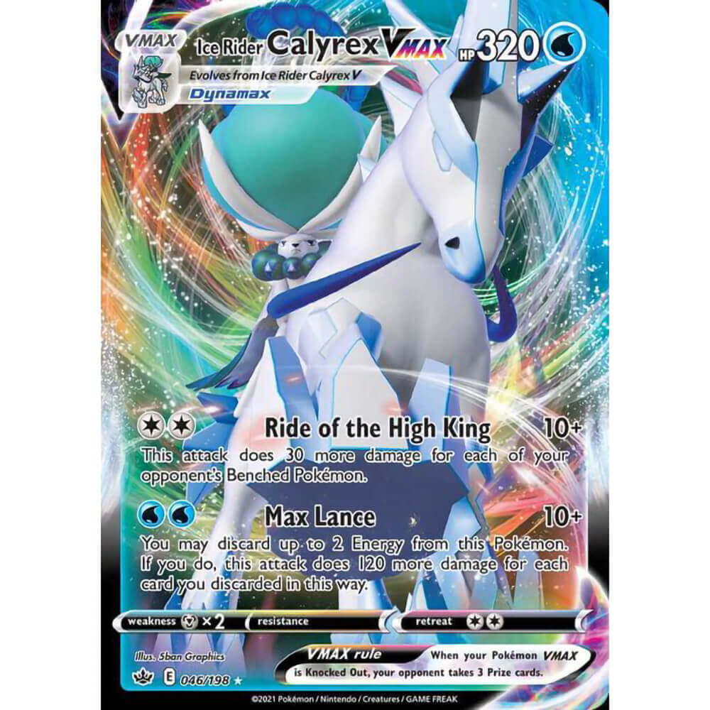 Pokemon TCG League Battle Deck Ice Rider Calyrex VMAX