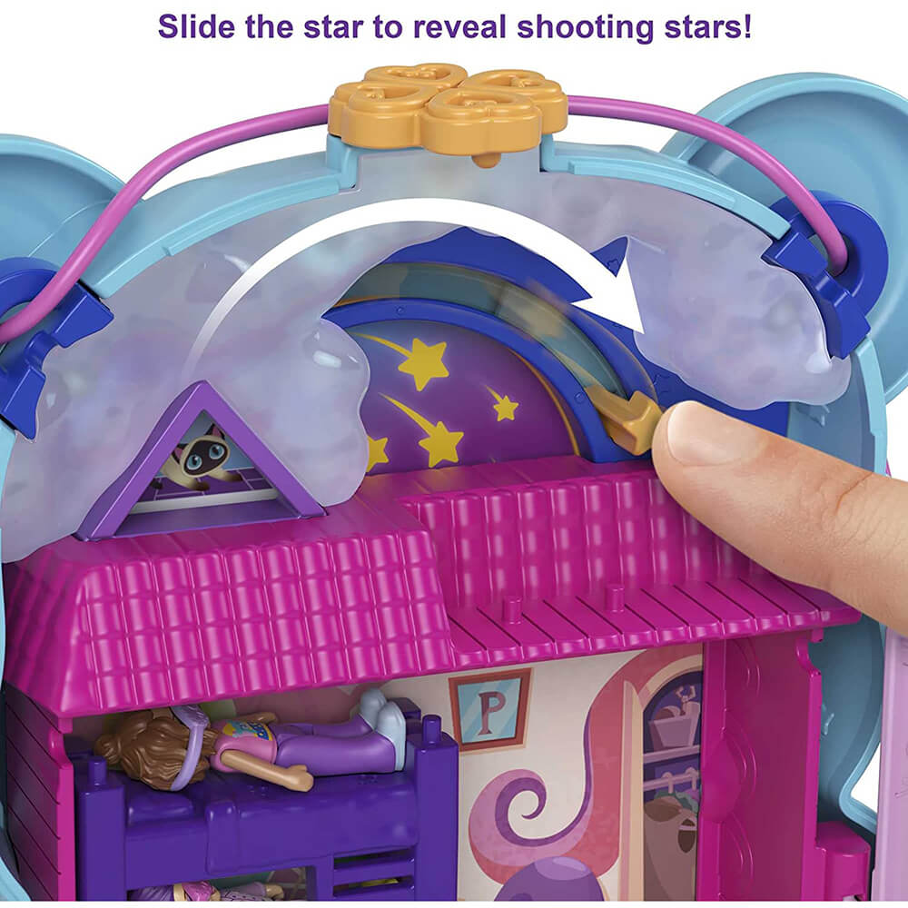 Polly Pocket Teddy Bear Purse Compact Playset