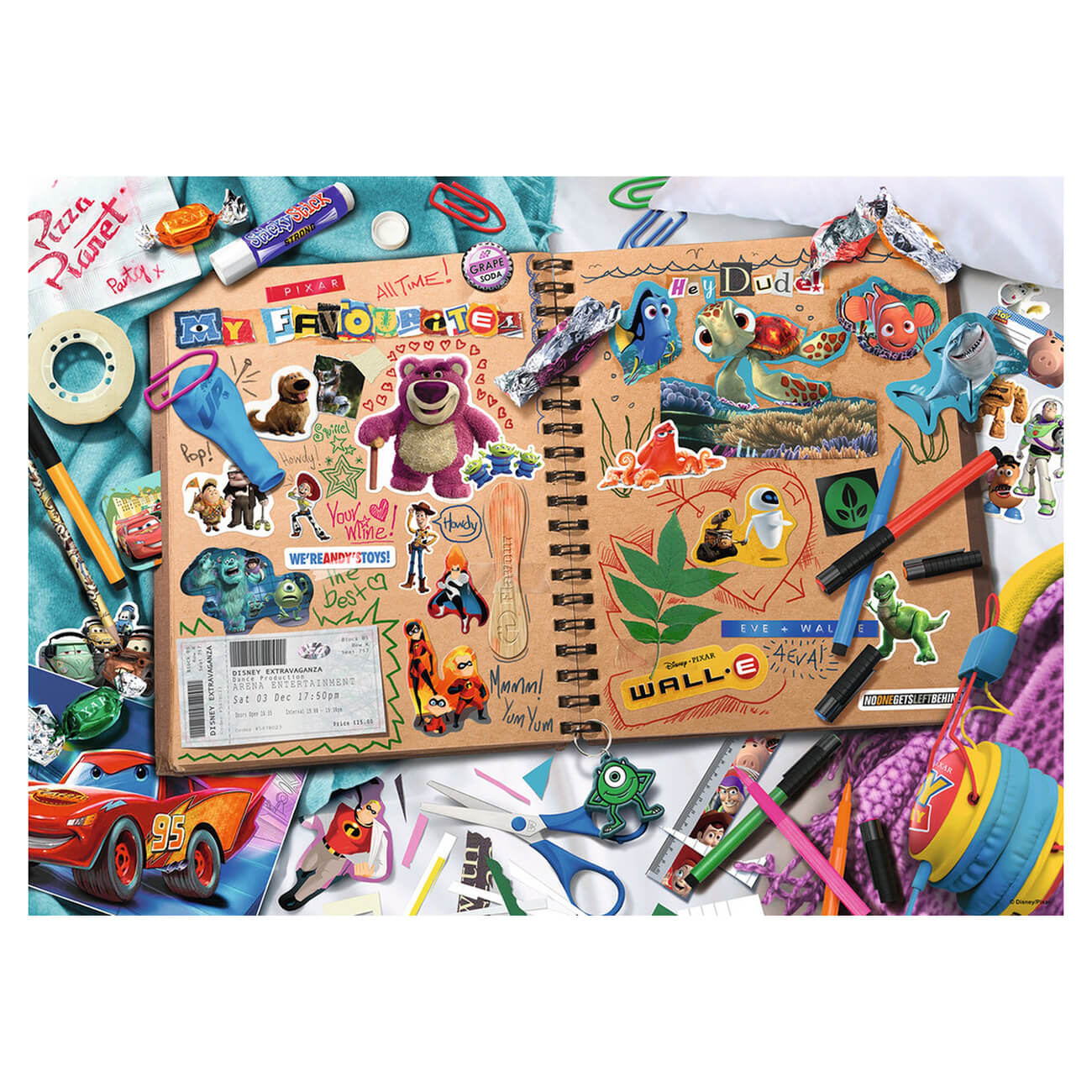 Ravensburger Disney-Pixar Scrapbook 1000 Piece Jigsaw Puzzle