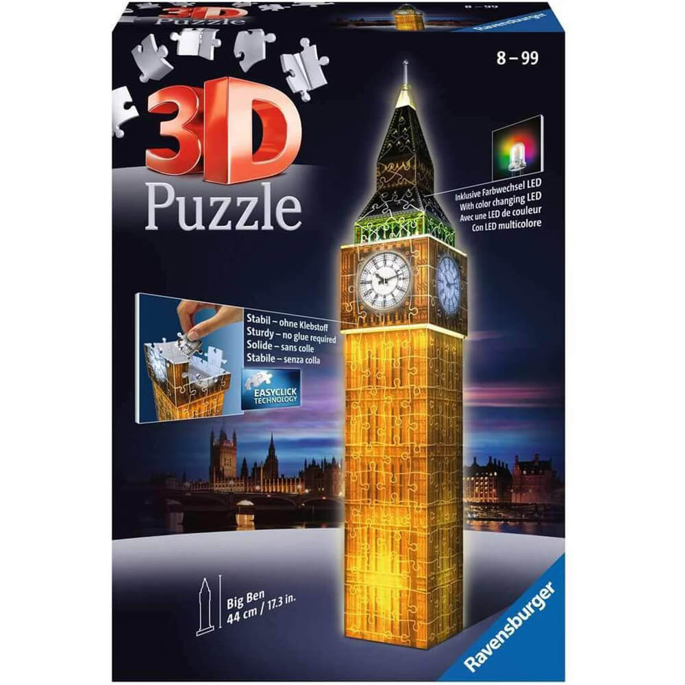 Ravensburger 3D Buildings - Big Ben - Night Edition