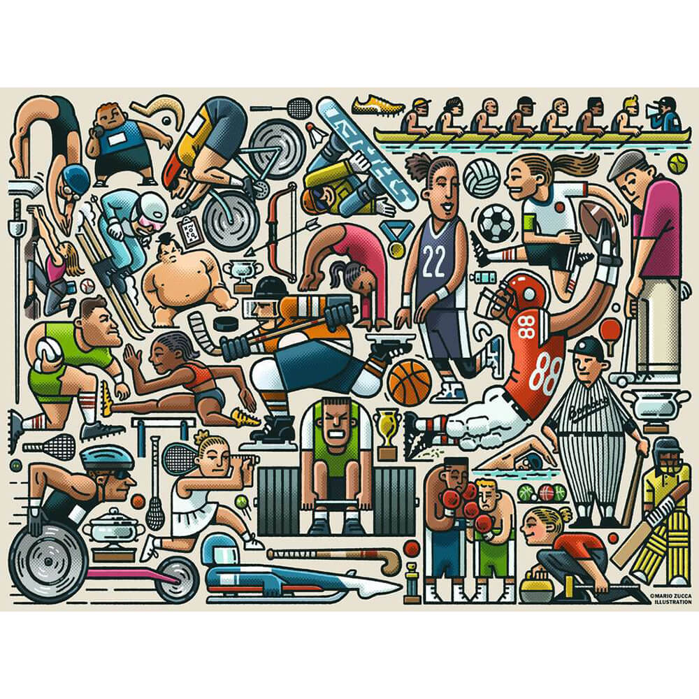 Ravensburger Athletic Fit 750 Piece Large Format Jigsaw Puzzle