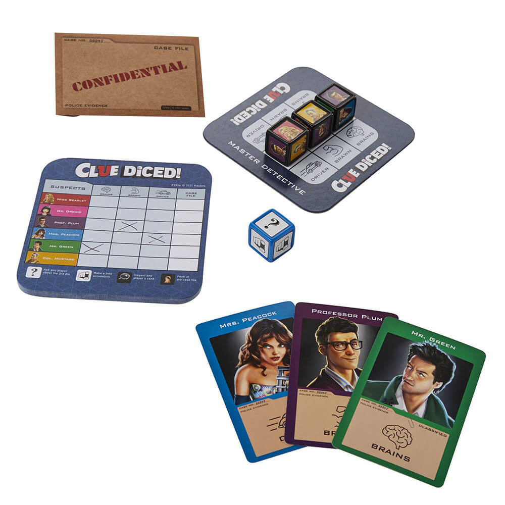 Ready, Set, Roll! Clue Diced Game