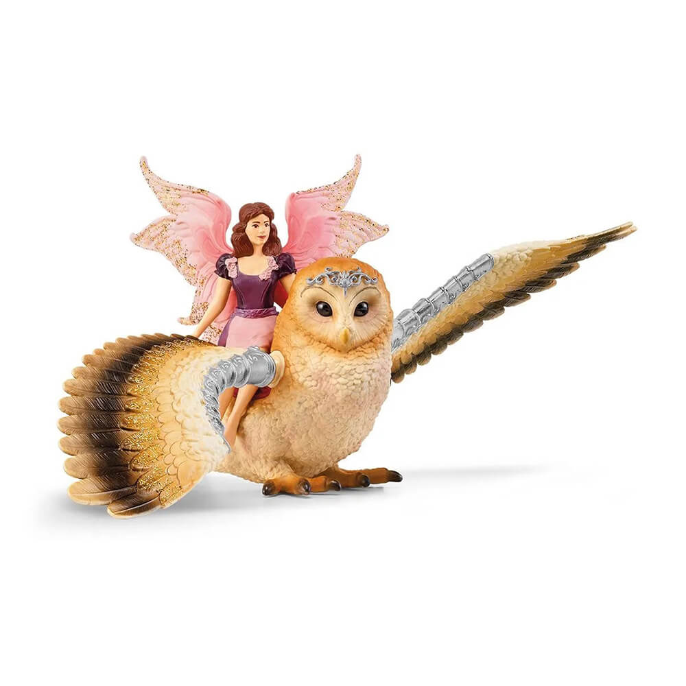 Schleich Bayala Fairy in Flight in Glam-Owl