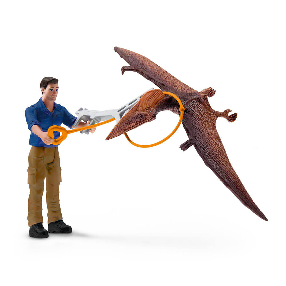 Schleich Dinosaurs Jetpack Chase Playset