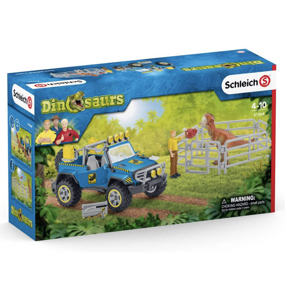 Schleich Dinosaurs Off-Road Vehicle with Dino Outpost Playset