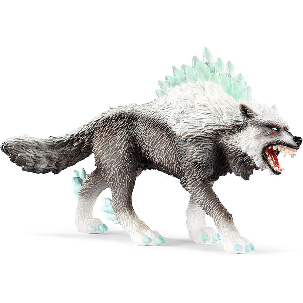 Schleich Eldrador Snow Wolf Figure