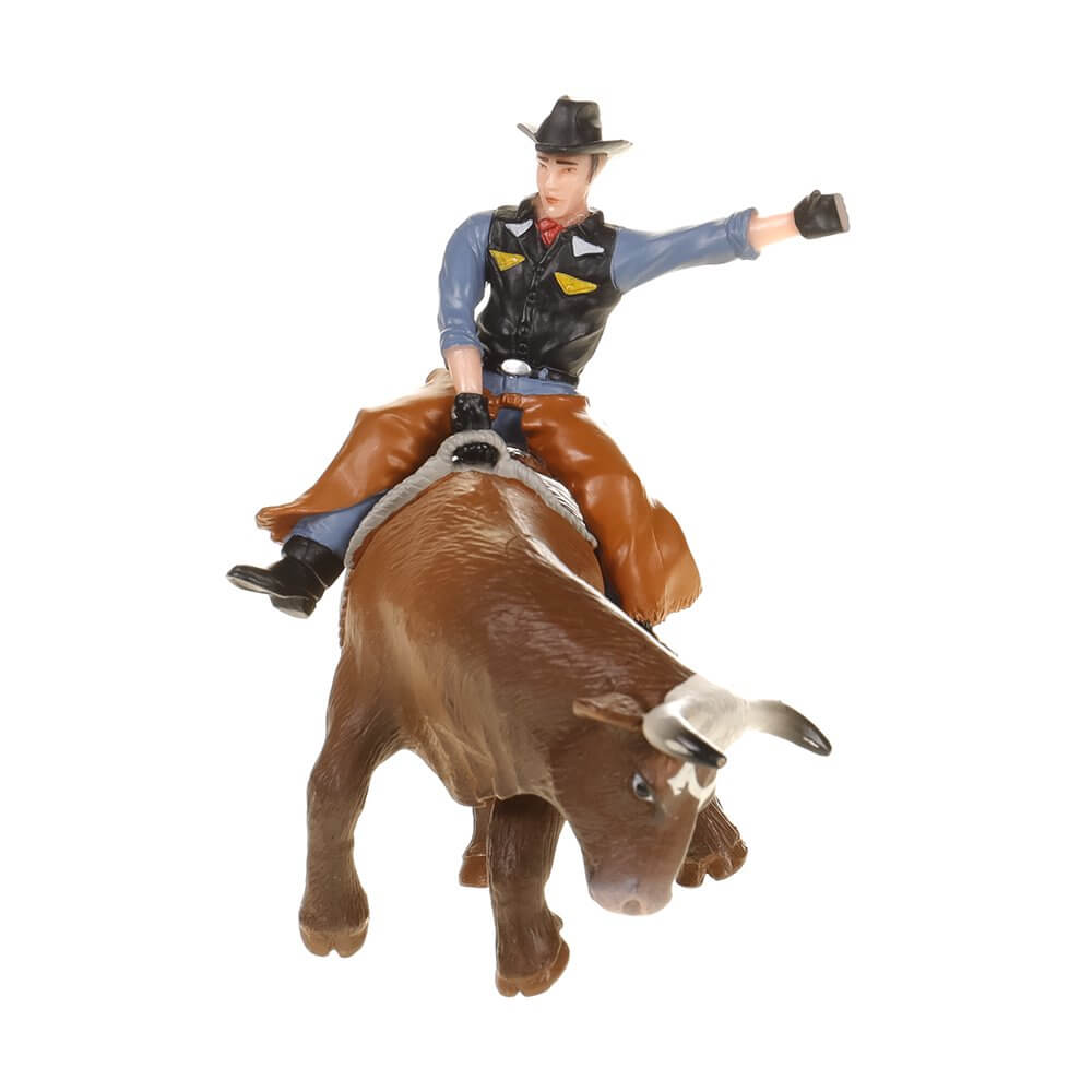 Schleich Farm World Cowboy with Bull Playset