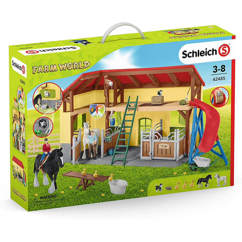 Schleich Farm World Horse Stable Playset