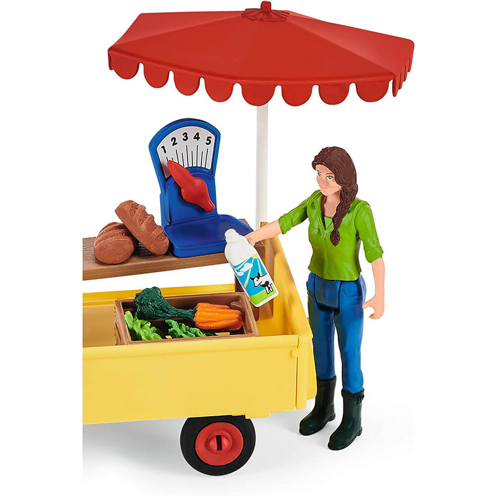 Schleich Farm World Sunny Day Mobile Farm Stand Playset