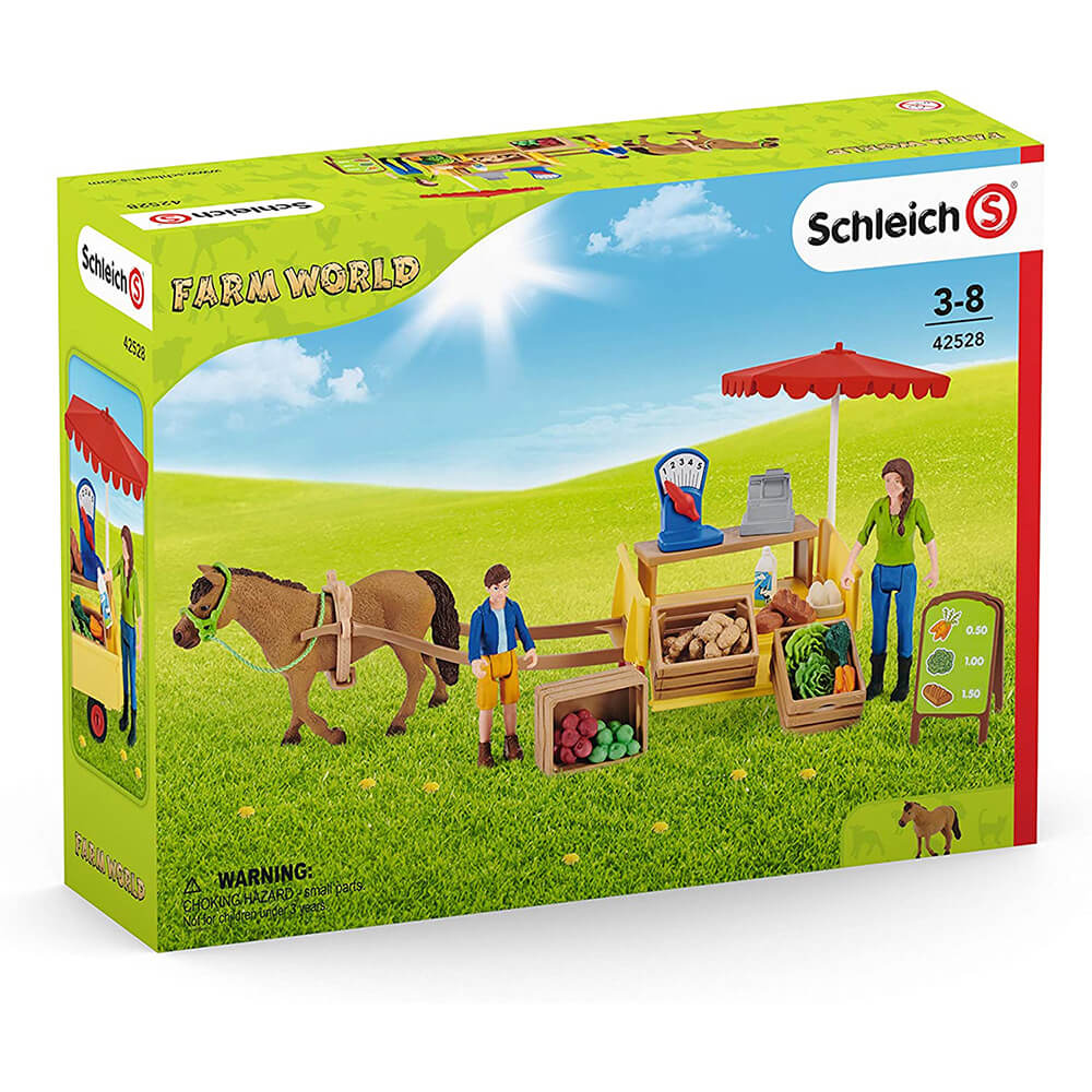 Schleich Farm World Sunny Day Mobile Farm Stand Playset