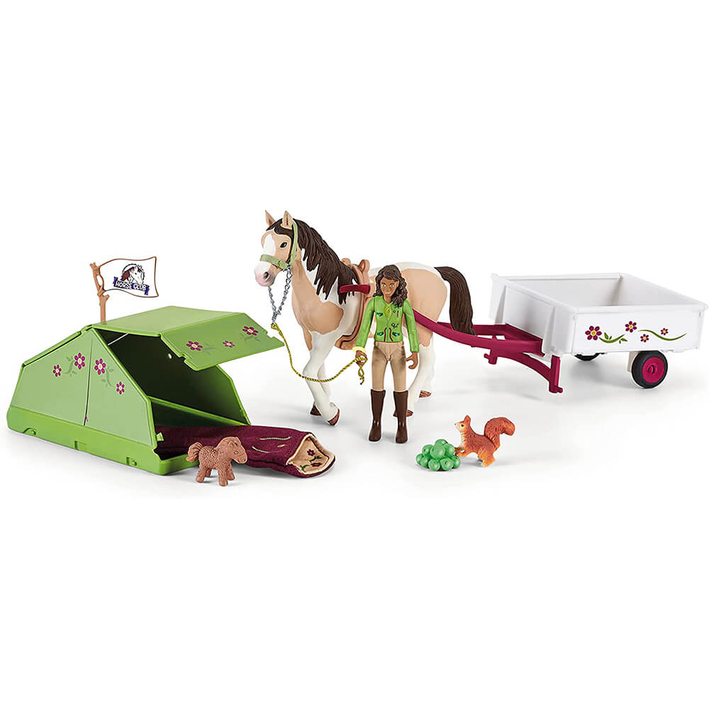 Schleich Horse Club Horse Club Sarah'S Camping Adventure Playset