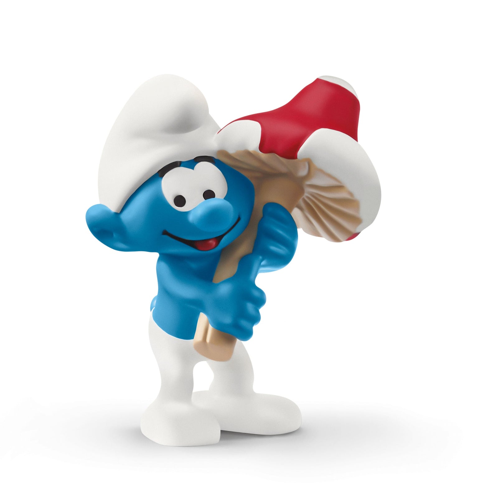 Schleich Smurfs Smurf With Good Luck Charm Animal Figure