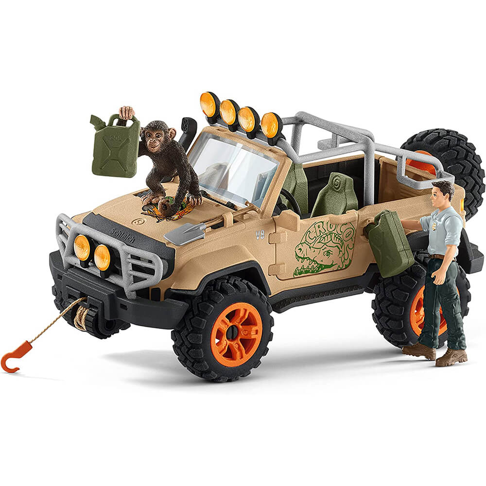 Schleich Wild Life 4X4 Vehicle with Winch Playset