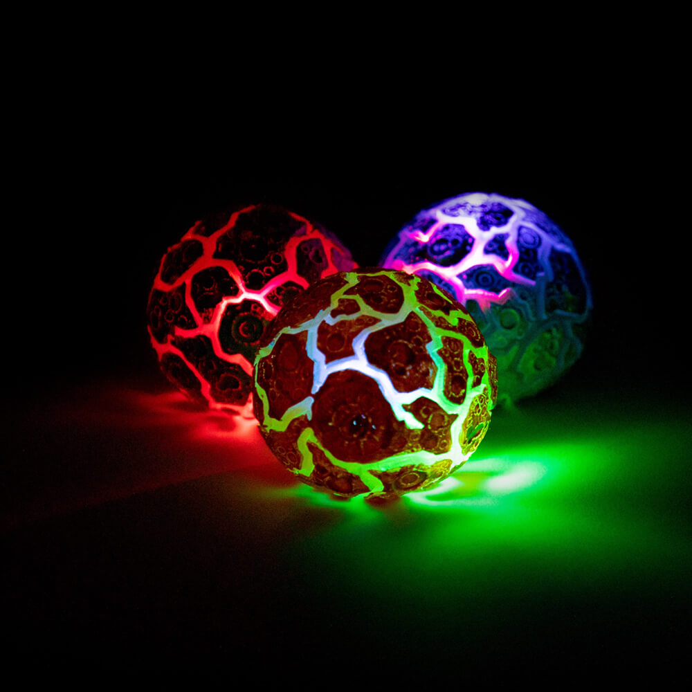 Schylling NeeDoh Light Up Magma Ball Fidget Toy