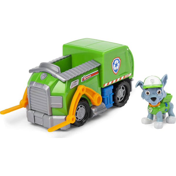 PAW Patrol Rocky's Recycle Truck Vehicle with Collectible Figure