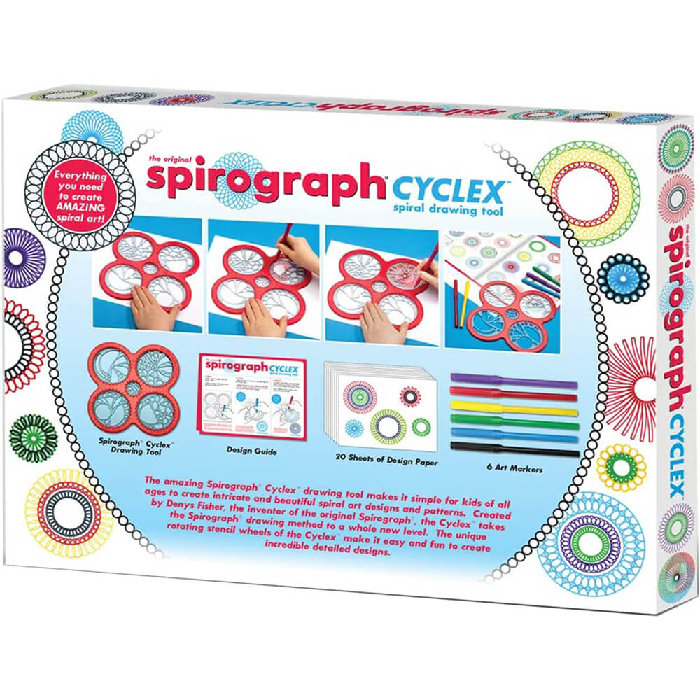Spirograph Art Tool with Pens  Spirograph art, Spirograph, Spiral drawing