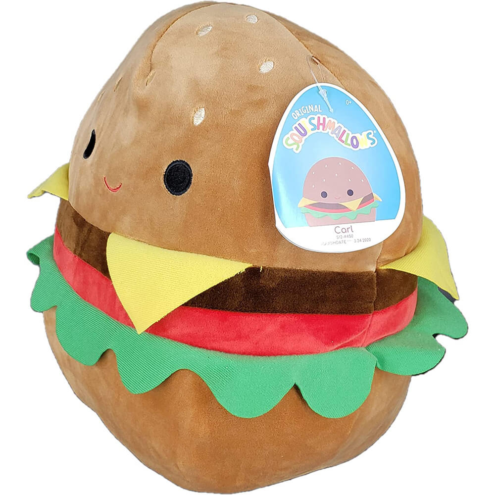 Squishmallows Food Mix Carl the Cheeseburger 12