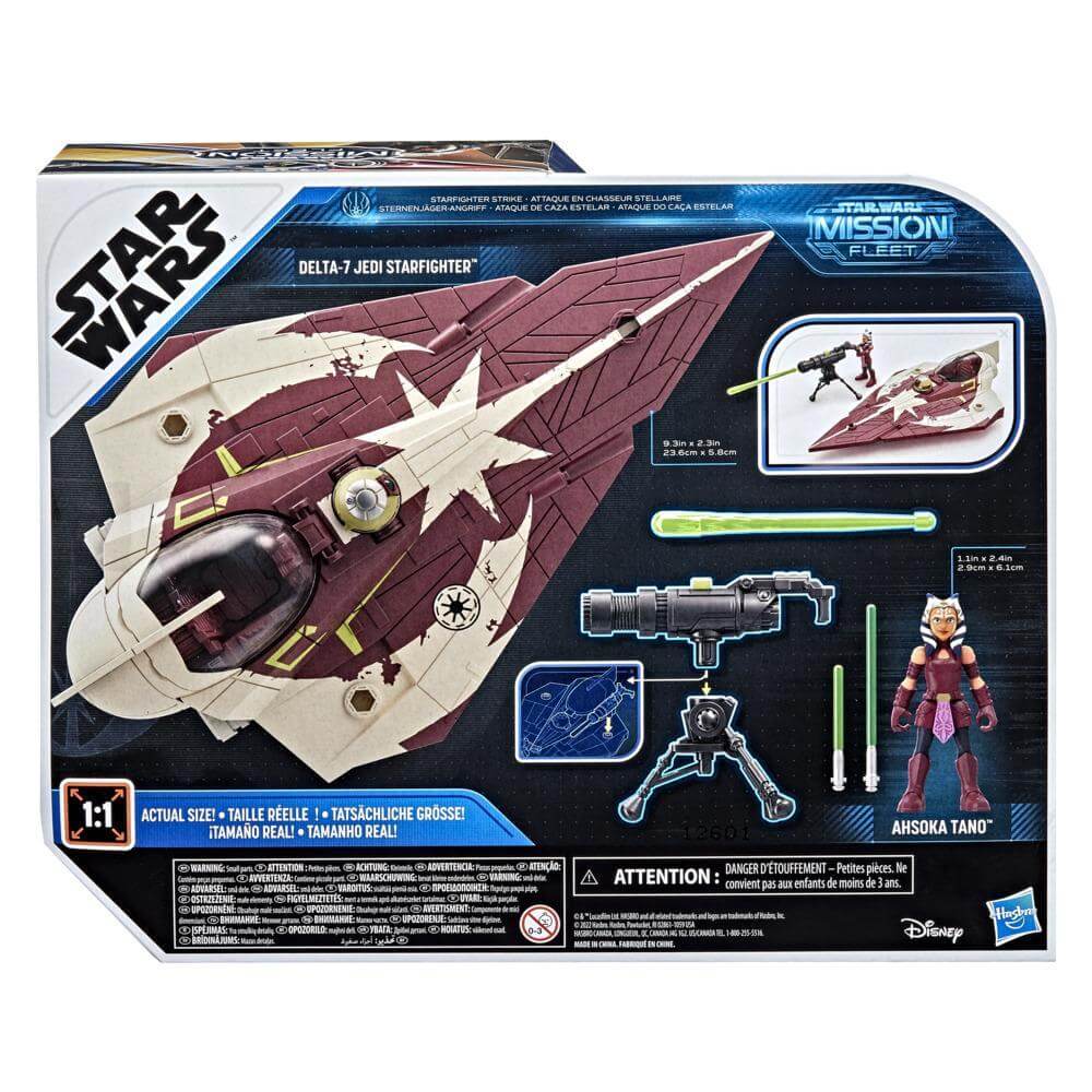 Star Wars Mission Fleet Ahsoka Tano with Delta-7 Jedi Starfighter