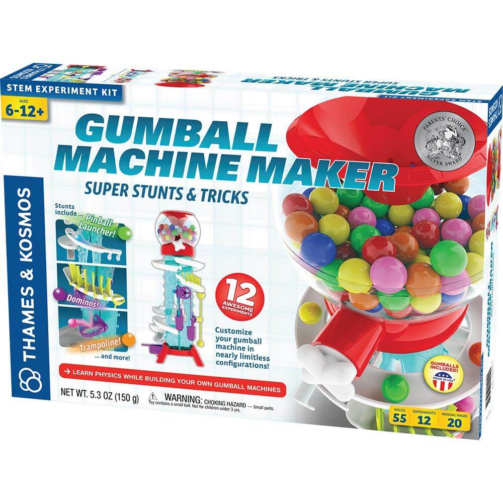 Thames and Kosmos Gumball Machine Maker Super Stunts and Tricks