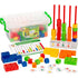 Thames and Kosmos Stacking Block Abacus Math Kit with Activity Cards