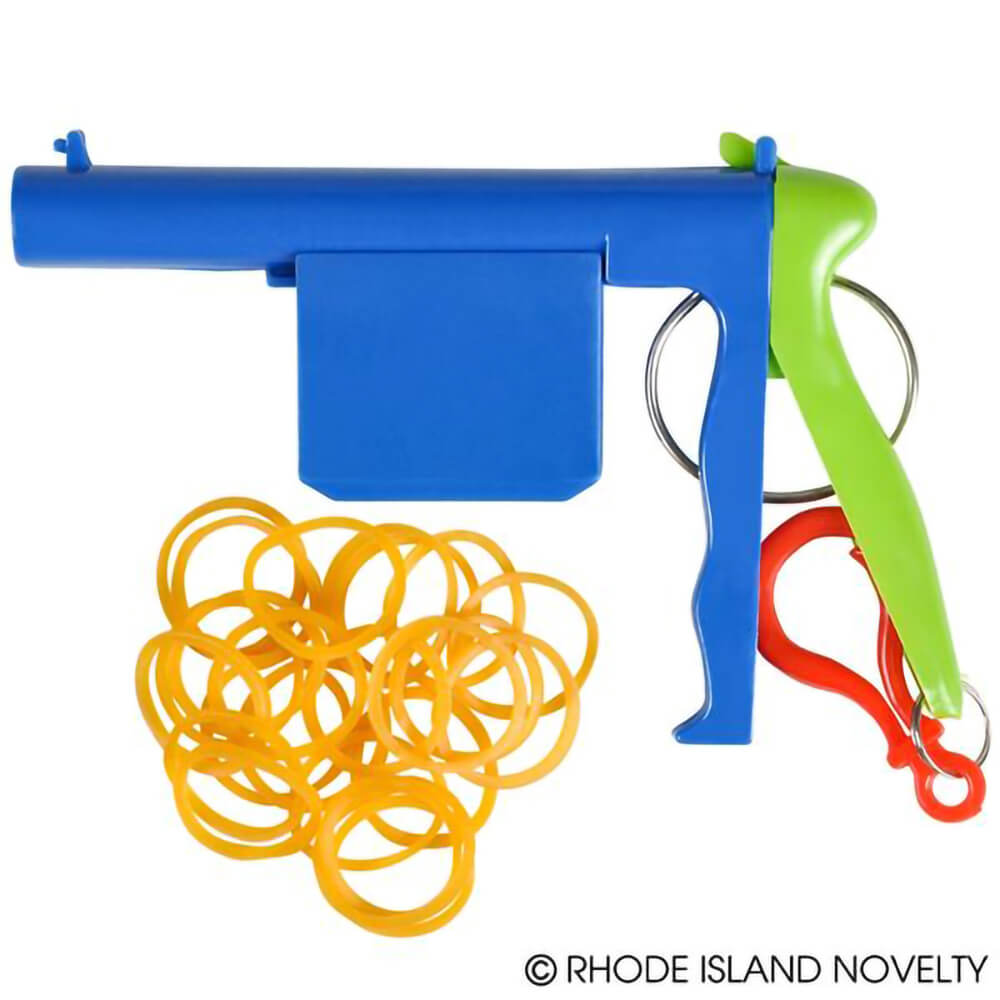 The Toy Network Rubber Band Shooter with 20 Rubber Bands