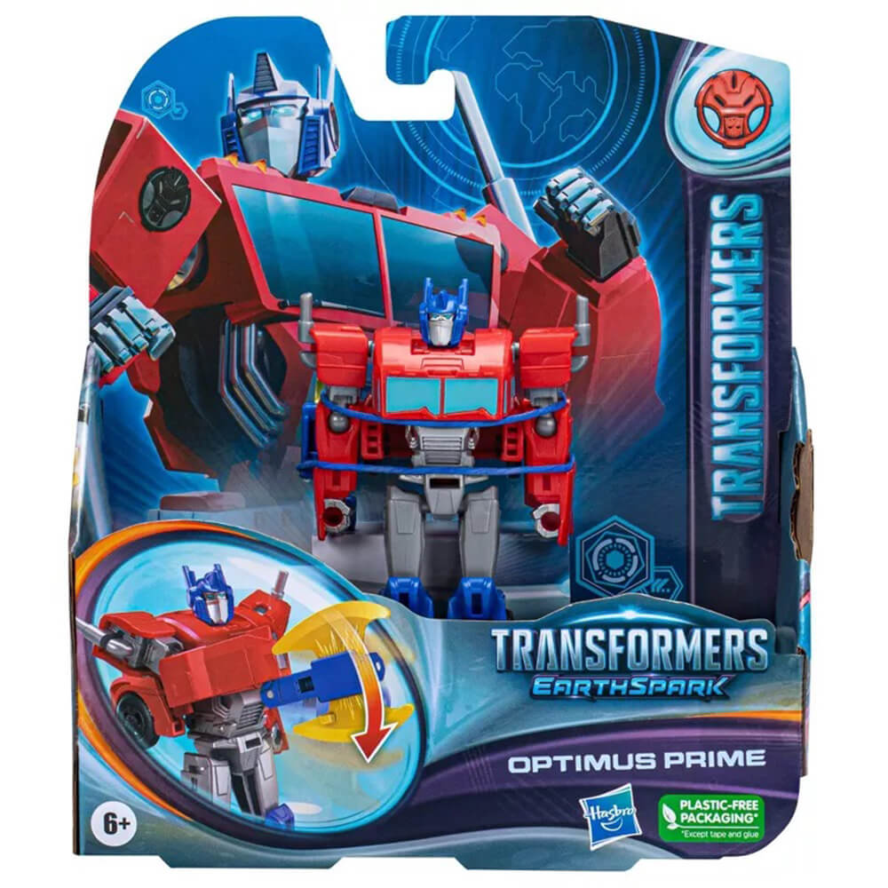 Transformers EarthSpark Warrior Optimus Prime Action Figure – Maziply Toys