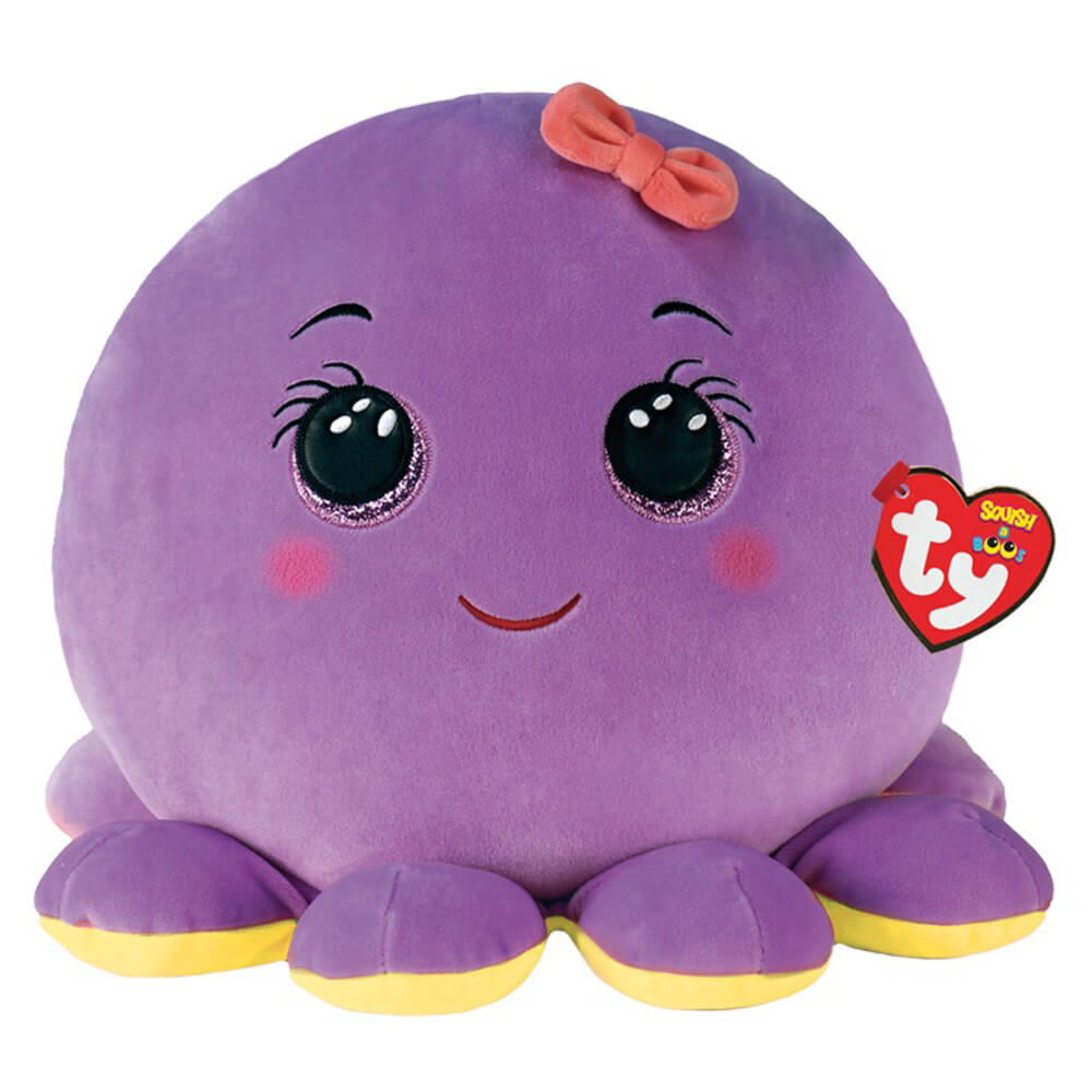 Ty Squishy Beanies Octavia the Purple Octopus 14