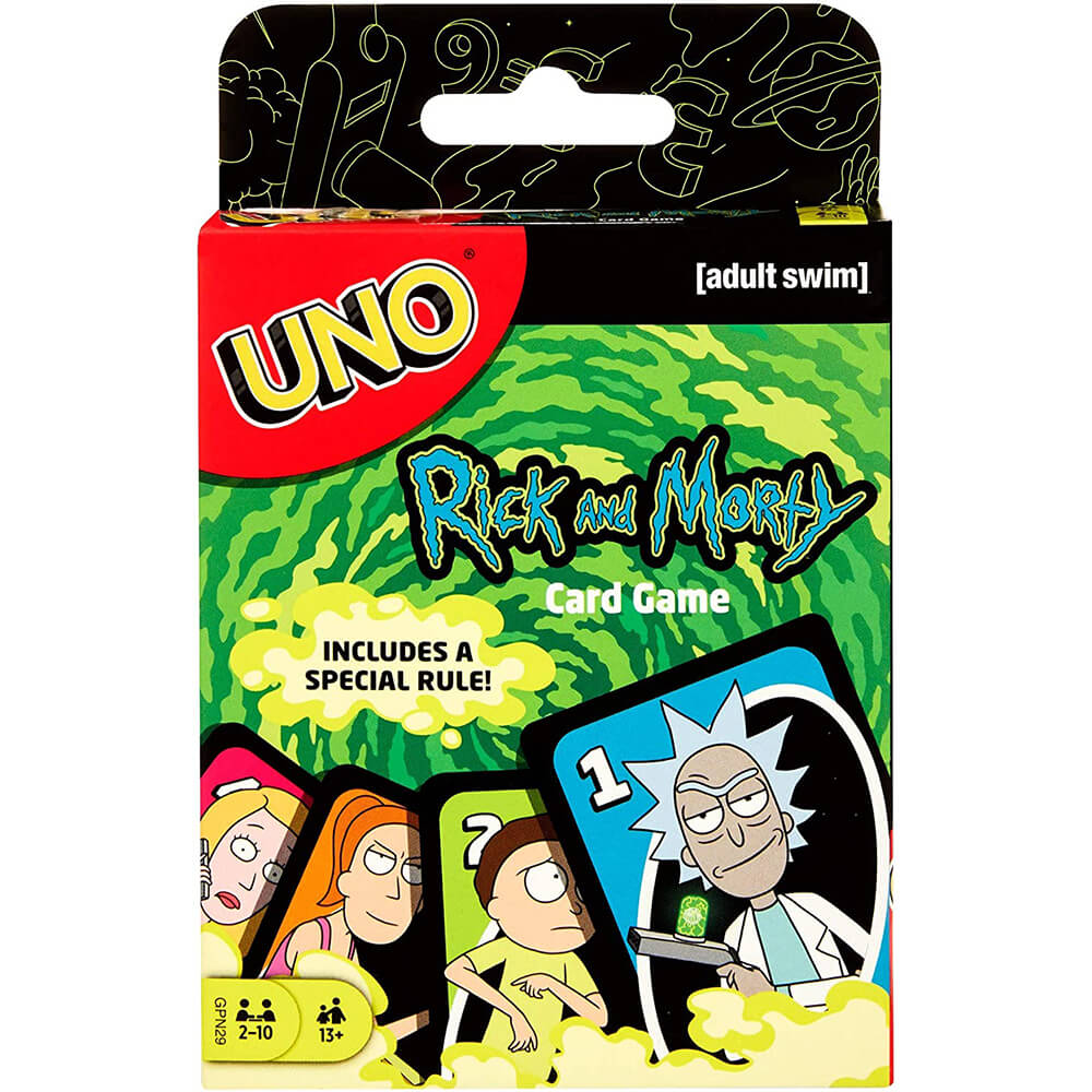 UNO Adult Swim Rick and Morty Card Game – Maziply Toys