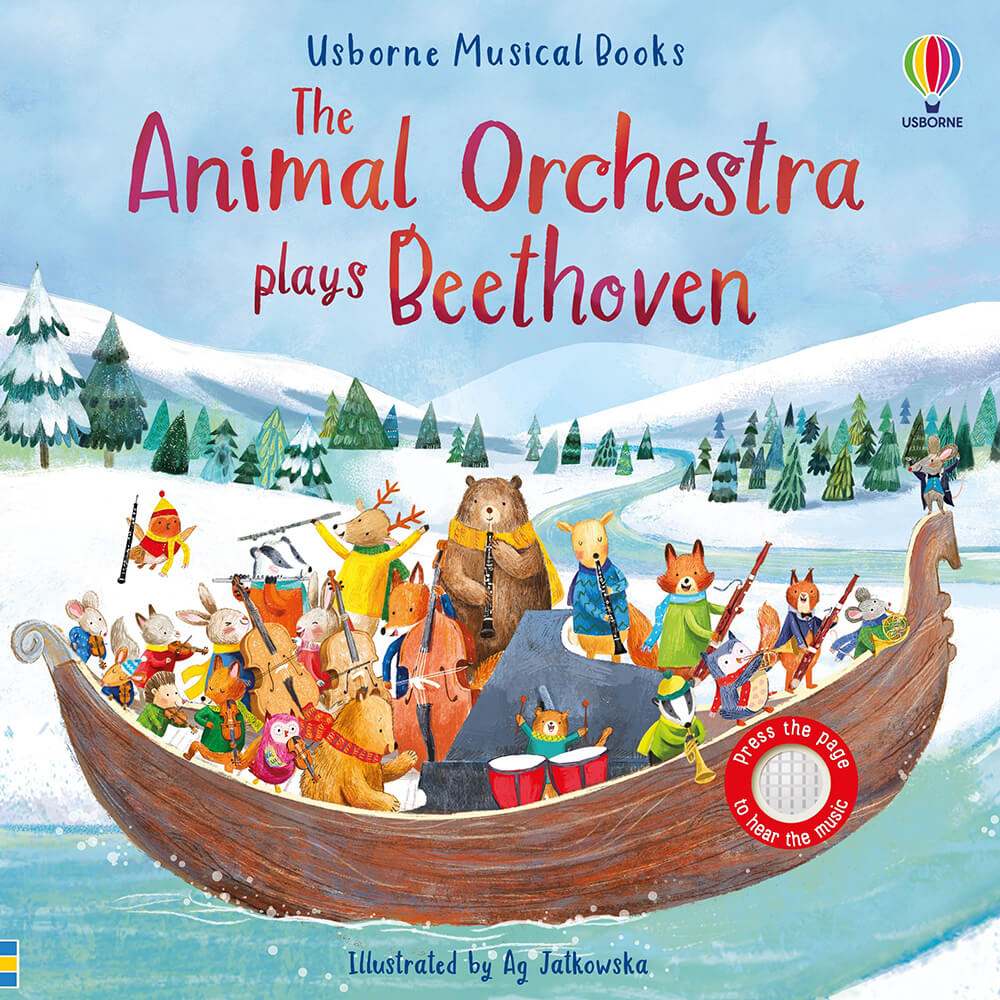 Usborne Animal Orchestra Plays Beethoven (Press-a-Sound Books)