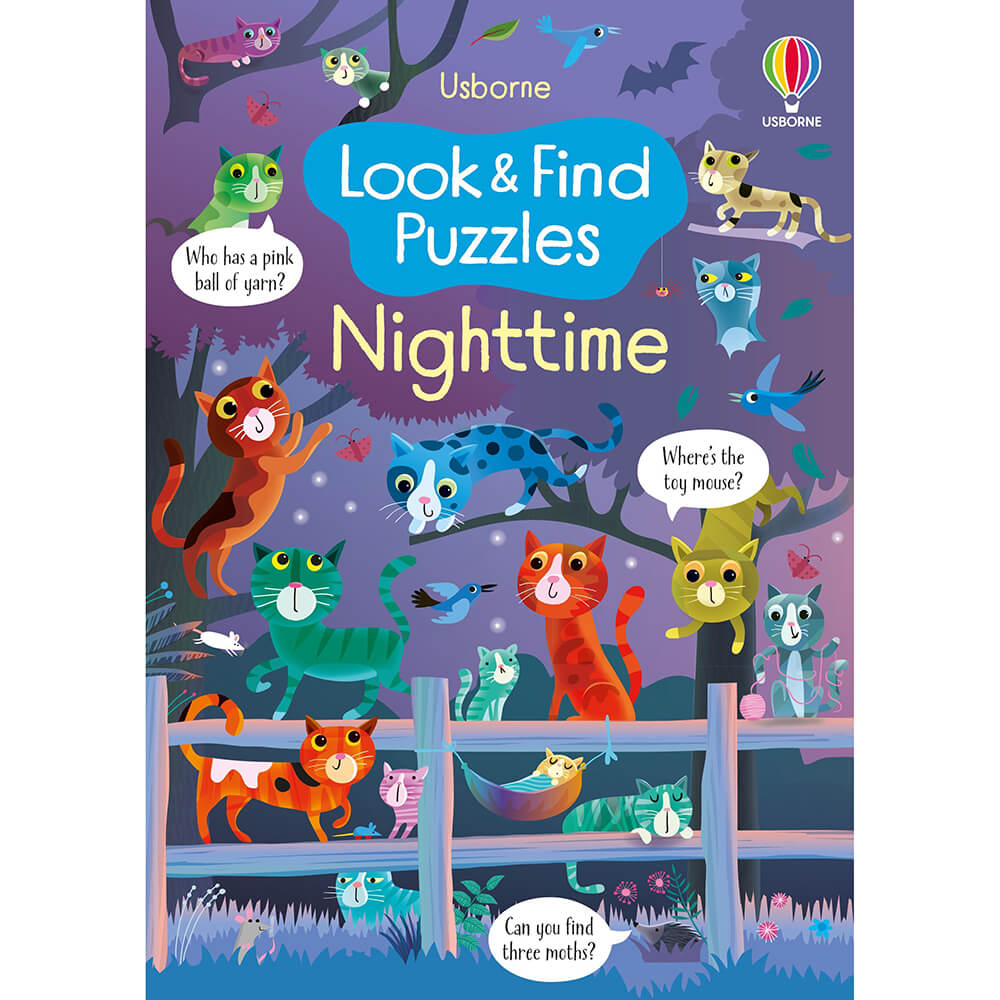 Usborne Look & Find Puzzles, Nighttime