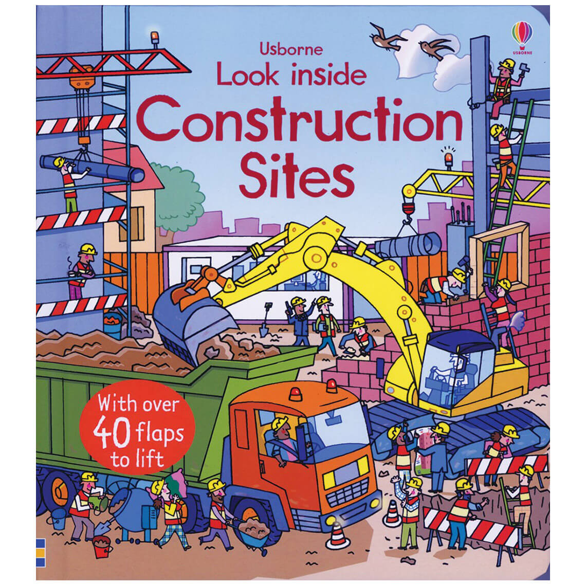 Usborne Look Inside Construction Sites (Look Inside Books) – Maziply Toys