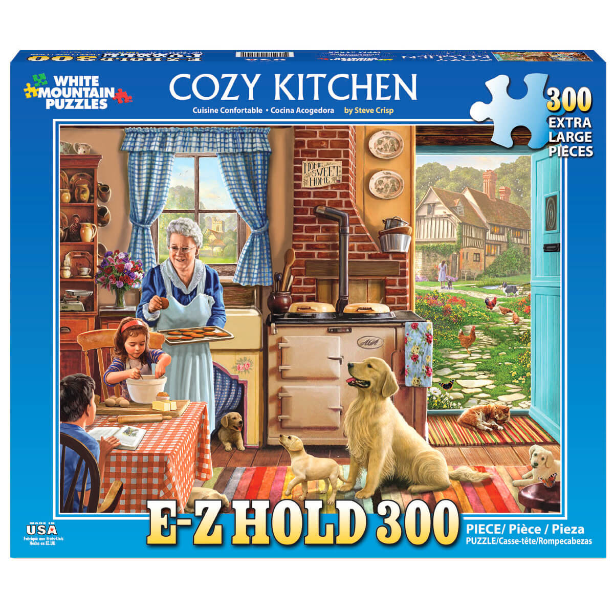 White Mountain Puzzles Cozy Kitchen 300 Piece Jigsaw Puzzle