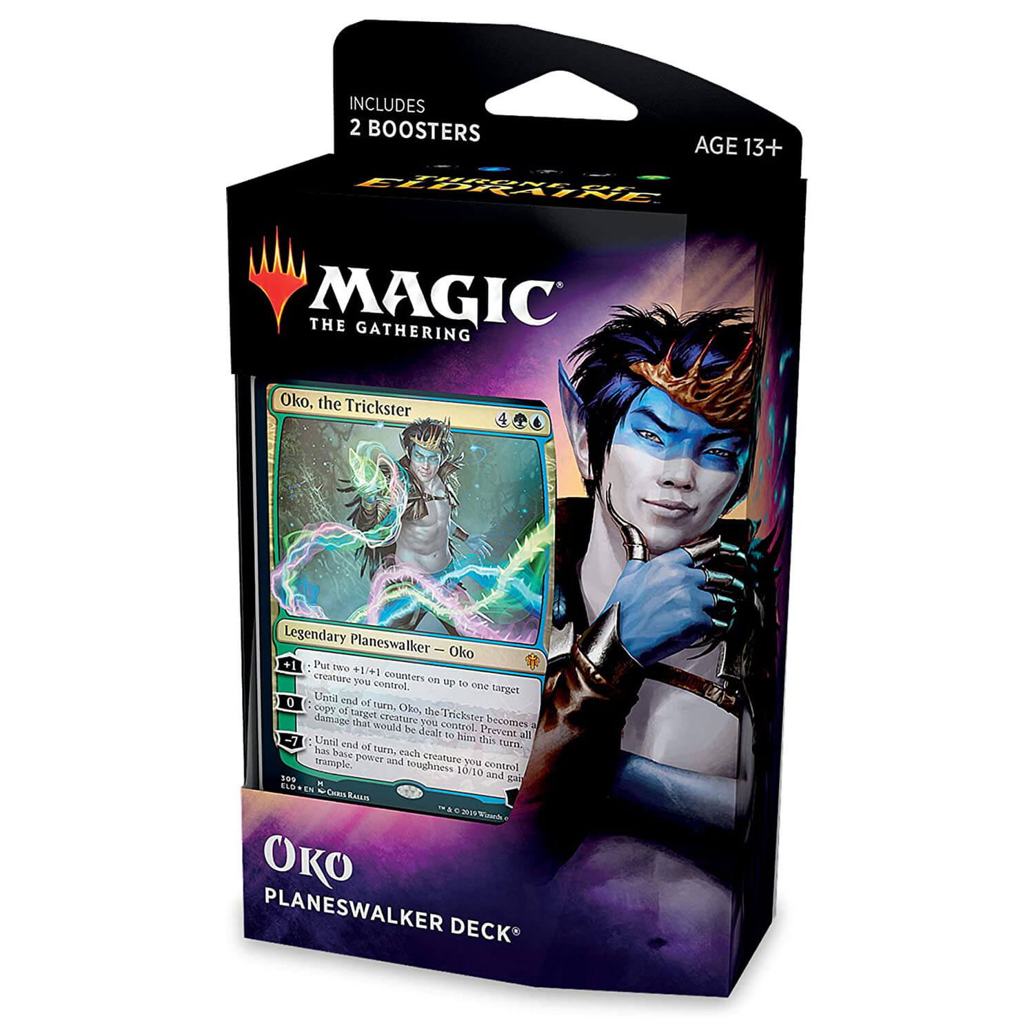 Magic The Gathering Throne of Eldraine Oko Planeswalker Deck